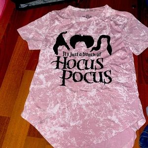 Pink hocus pocus shirt size xs used